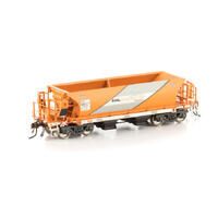 Auscision HO Rail Infrastructure Corporation, Orange/Grey with RIC Logos - 4 Car Pack