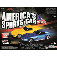 AFX America's Sports Slot Car Set