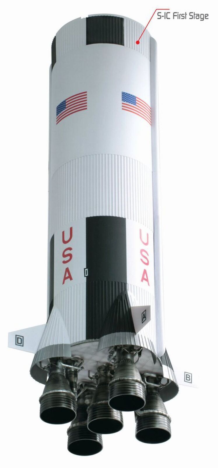 Dragon 50388 1/72 Saturn V Assembled Model