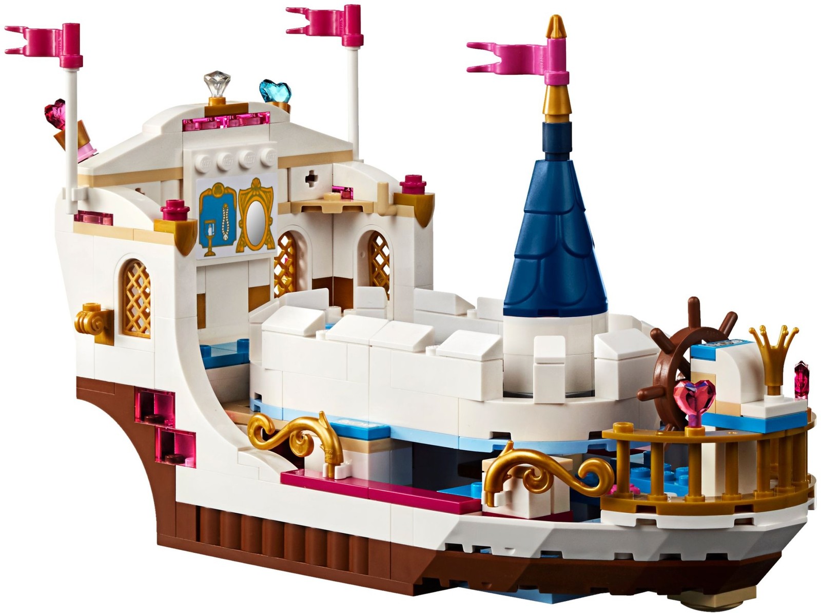 lego disney princess ariel's royal celebration boat 41153