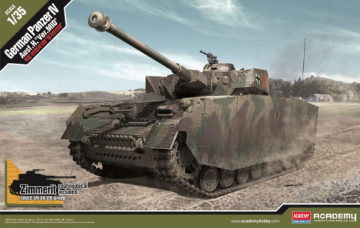 Academy Model kit 1/35 German PzKpfw.IV Panzer IV Ausf.H4