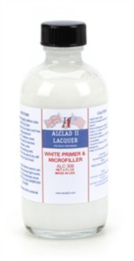 ALCLAD 306 WHITE PRIMER AND MICRO FILLER 4OZ | Afterpay available |  Frontline Hobbies