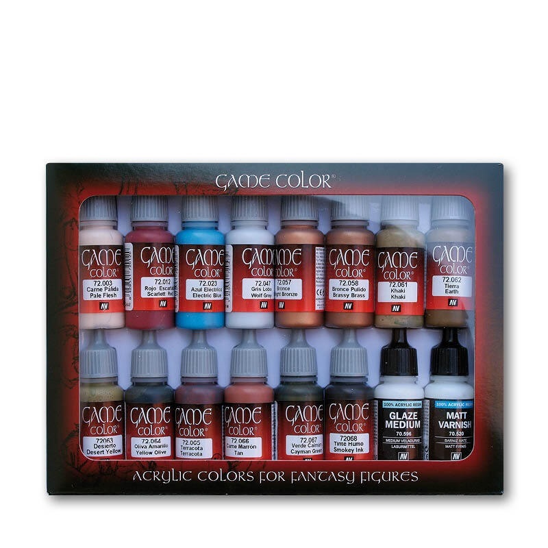 Vallejo 72297 Game Colour Specialist 16 Colour Set Acrylic Paint