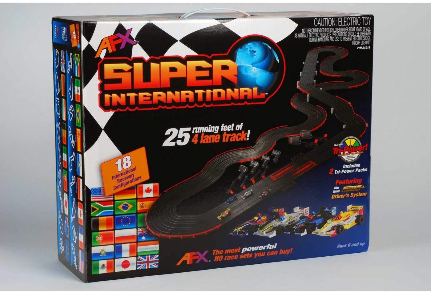 AFX SUPER INTERNATIONAL 4 LANE SET AX21018 Afterpay available Frontline Hobbies