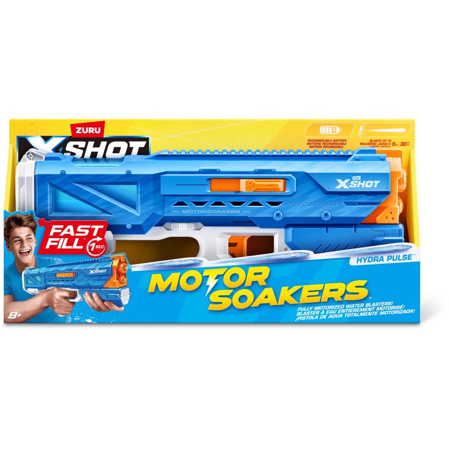 ZURU XSHOT MEGA PULSE FAST FILL MOTOR SOAKER Afterpay available Frontline Hobbies