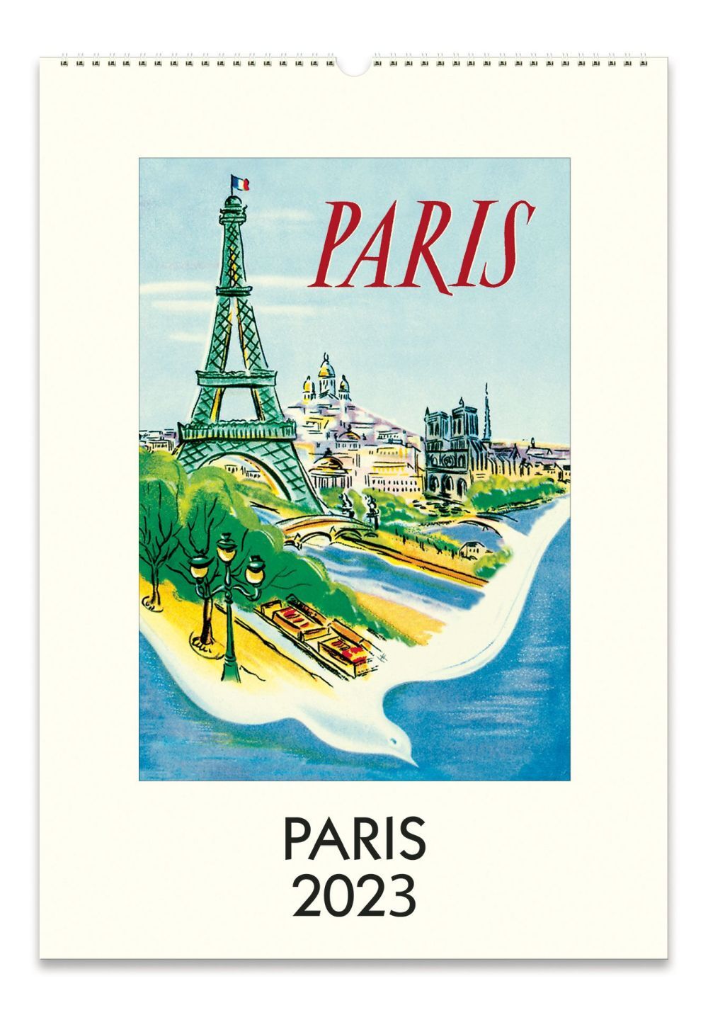Cavallini 2023 Wall Calendar Paris