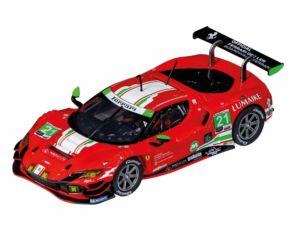 Carrera – Ferrari 296 GT3 AF Corse N°21 – échelle 1/43 – Circuit De 5,3 M – Voiture De Slot – Dès 6 Ans