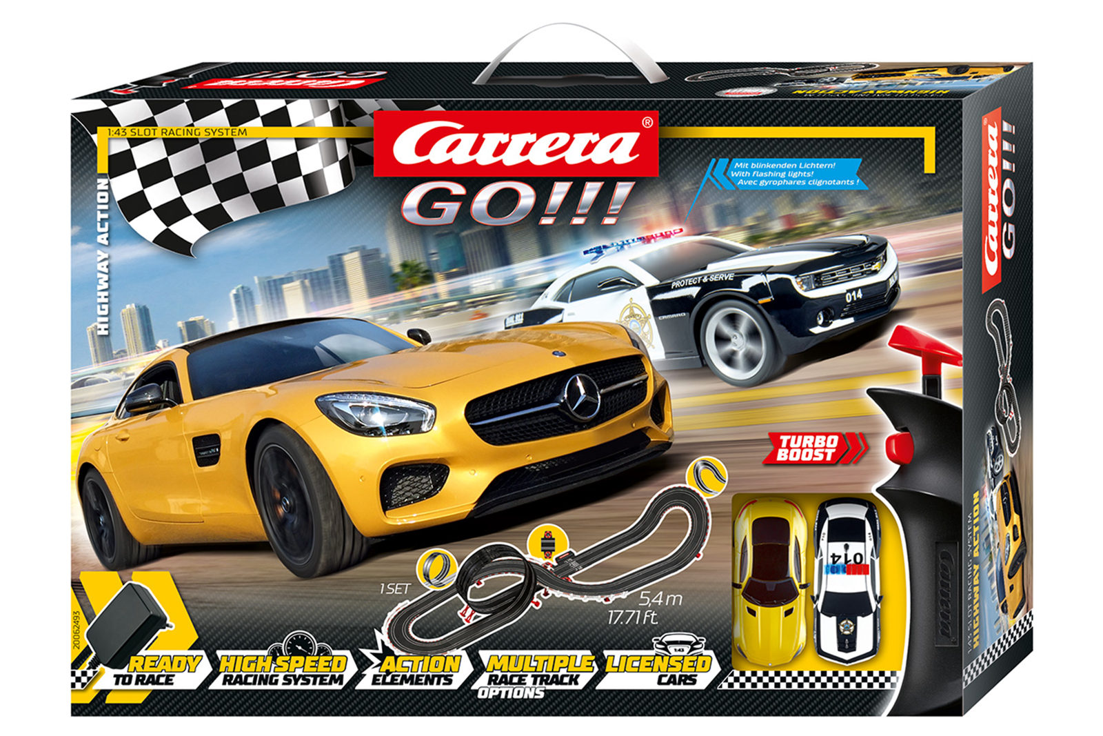 carrera go champions course car set