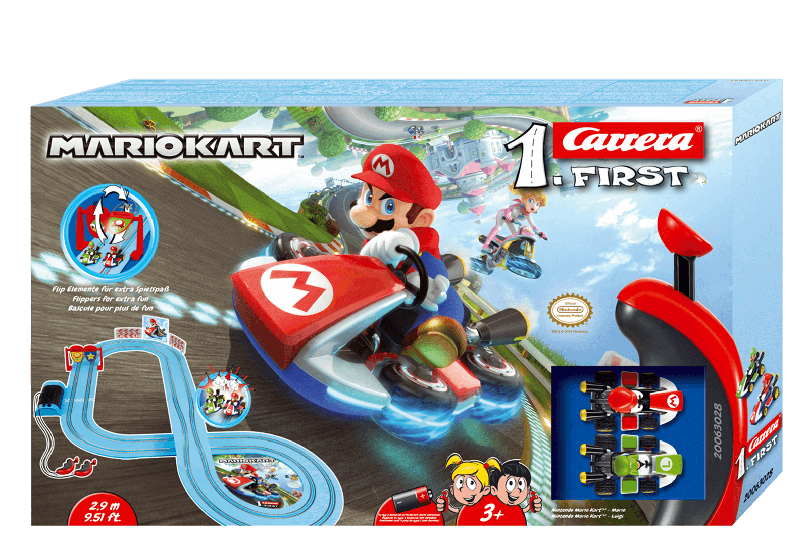 drone super mario - carrera