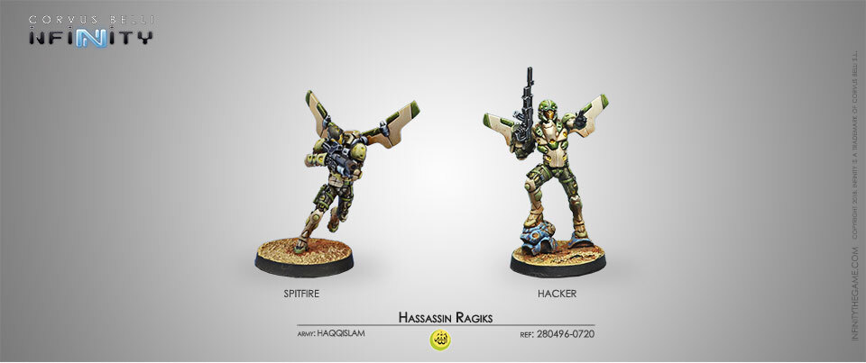 Hassassin Ayyar (Viral Pistols) – Haqqislam – Infinity Miniatures Game By Corvus Belli