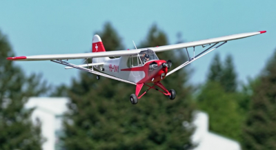 FMS J3 Cub 1400mm PNP Swiss version w/floats