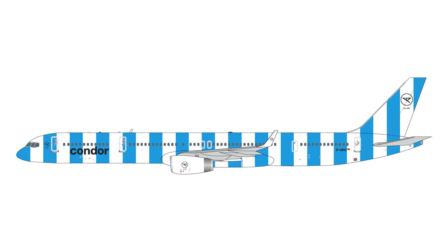 Gemini Jets 1/400 Condor B757-300 (new livery: sea/blue stripes) (D ...