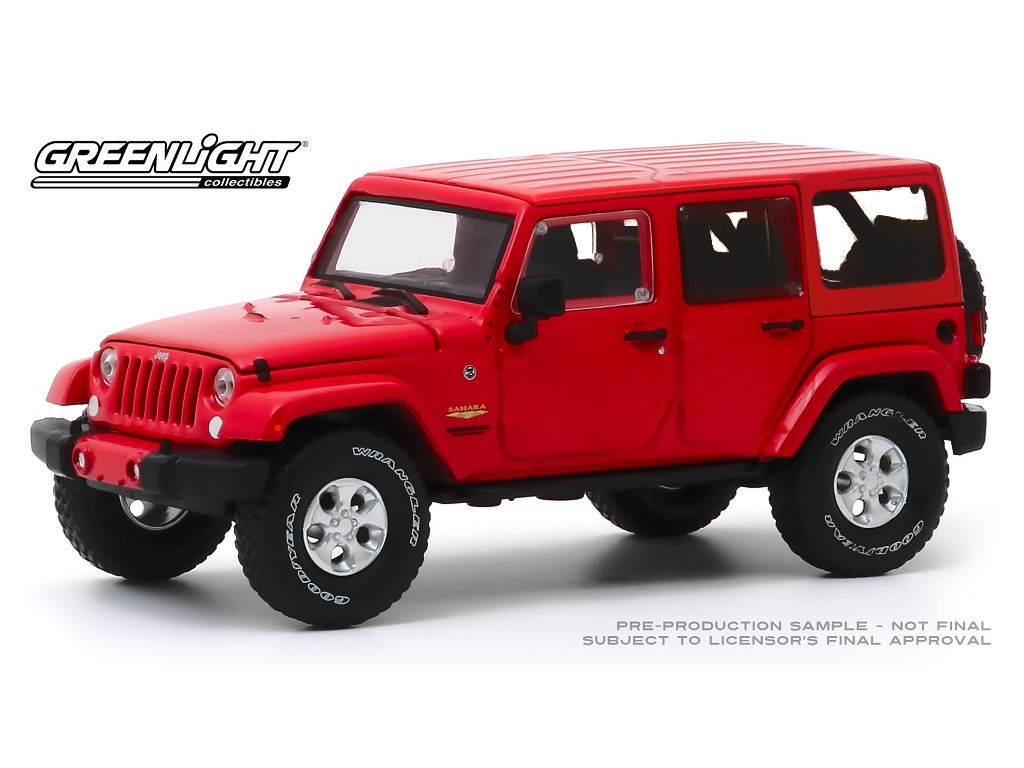 GREENLIGHT 1/43 FIRECRACKER RED 2017 JEEP WRANGLER UNLIMITED SAHARA |  Afterpay available | Frontline Hobbies