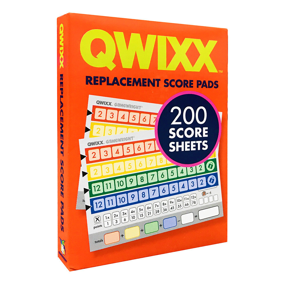 Qwixx Replacement Score Pads