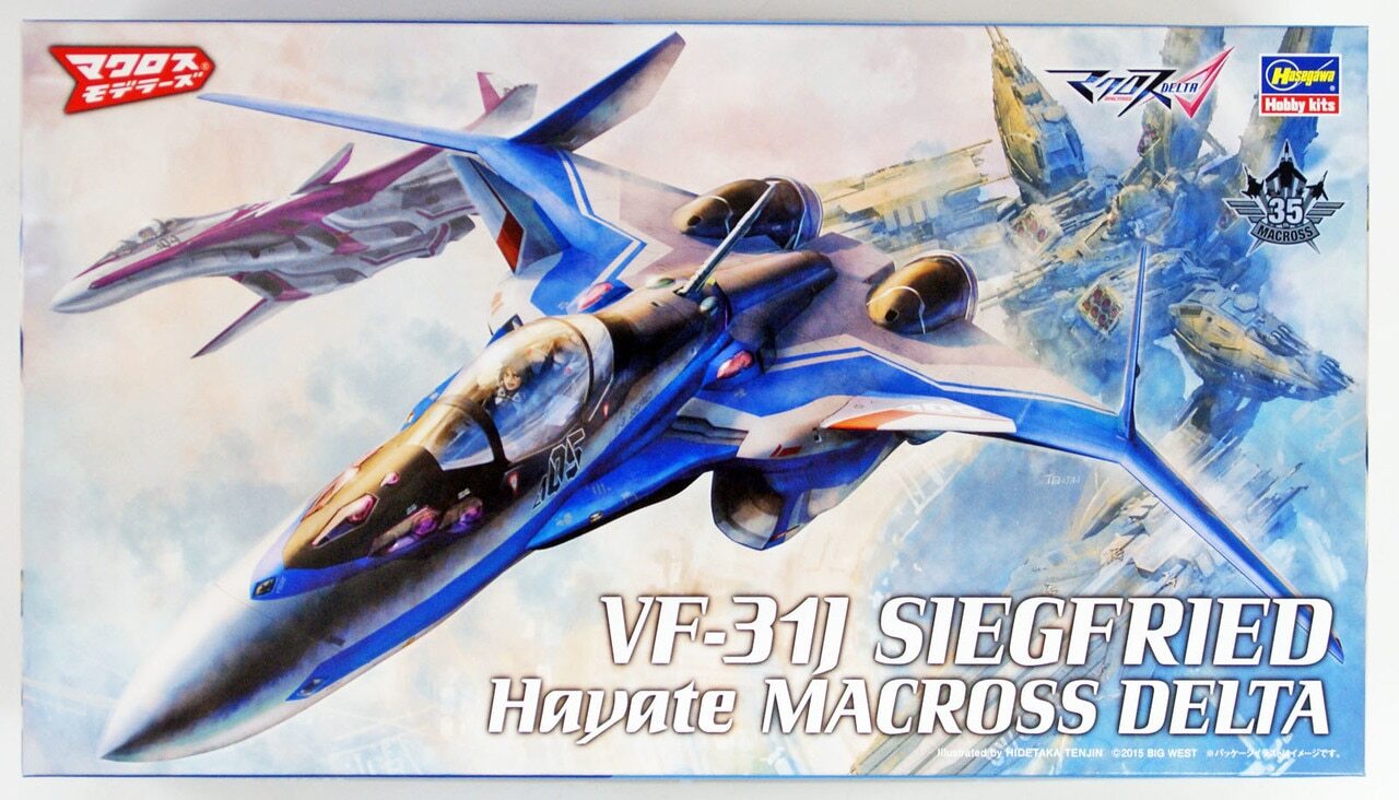 Hasegawa 1/72 VF-31J Siegfried Hayate Macross Delta Plastic Model Kit 65729