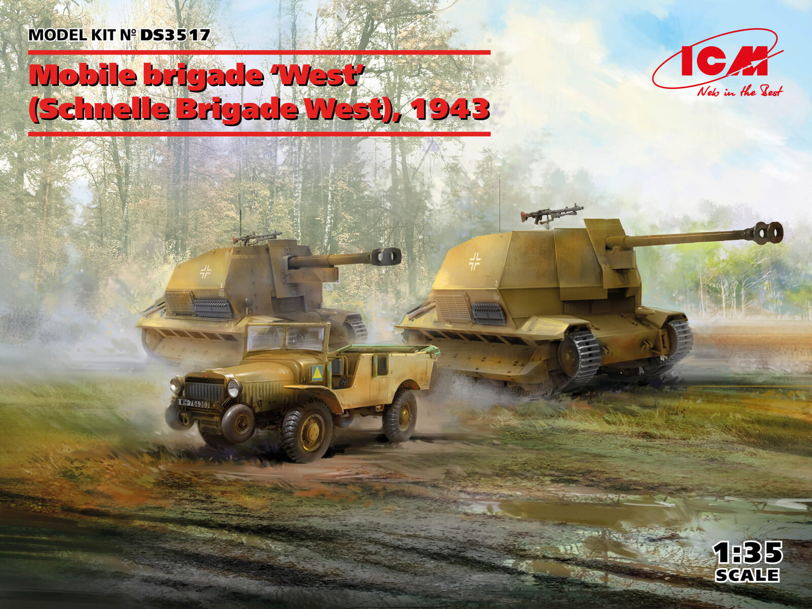 ICM 1/35 MOBILE BRIGADE WEST PLASTIC MODEL KIT | save 21%! | Frontline  Hobbies