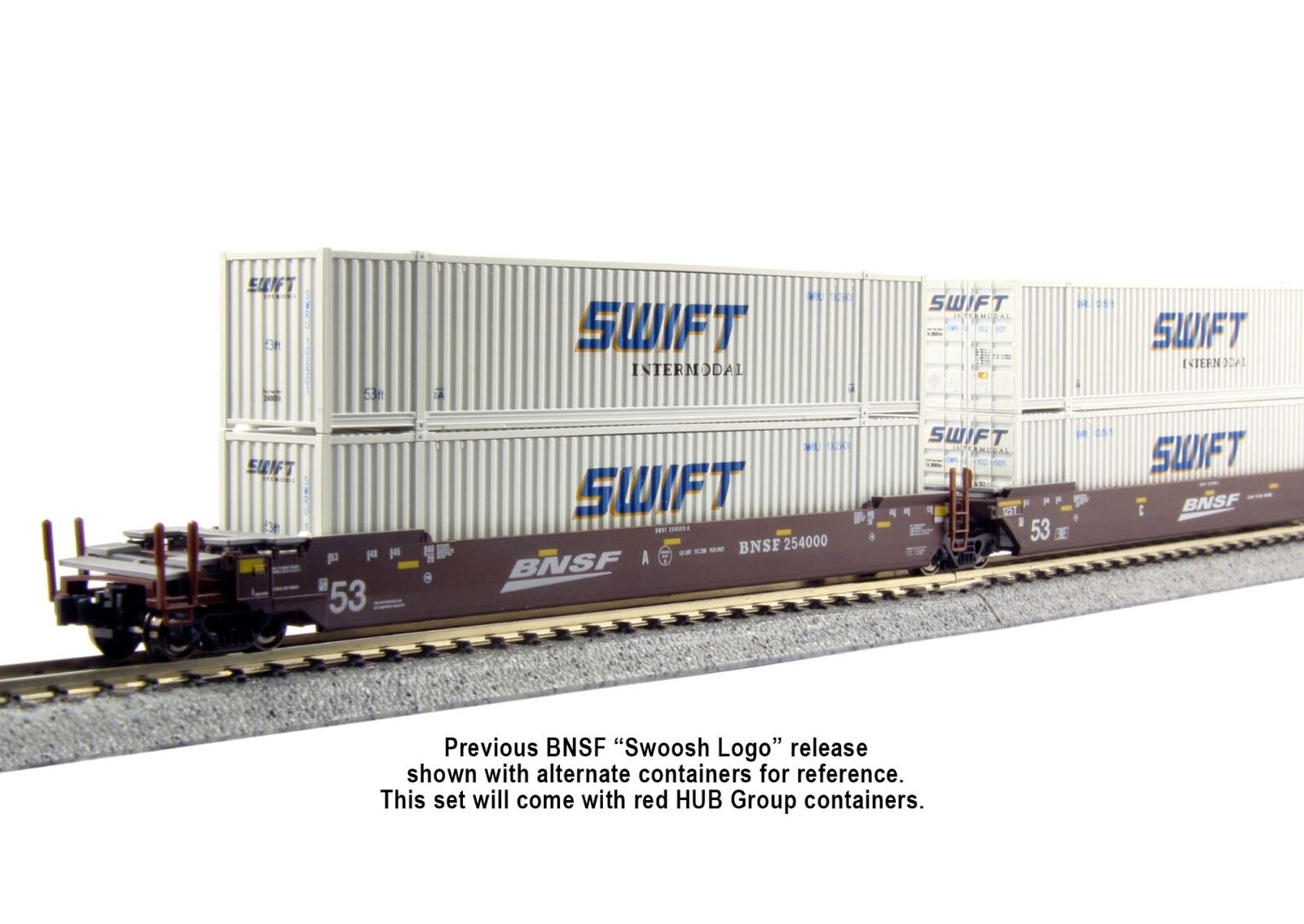 Prairie Shadows HO Scale Trinity 50' Boxcar – BNSF Swoosh Logo, 2006+ Era, Pre-built, 1:87, Canada Made