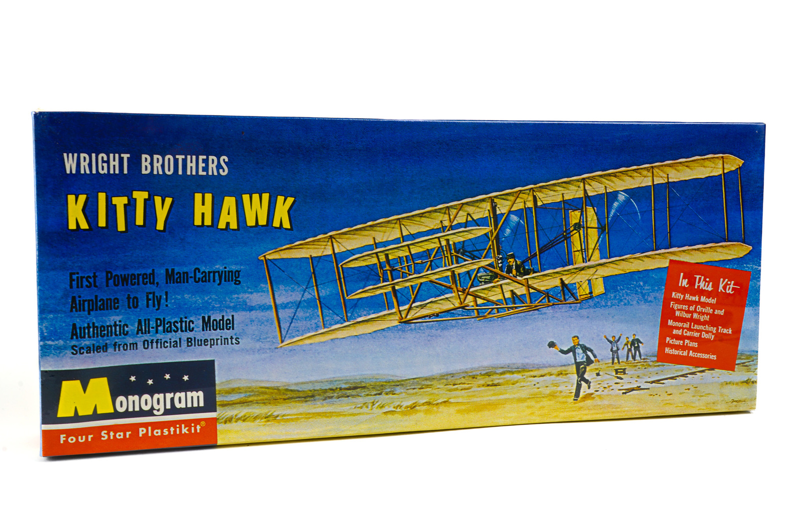 MONOGRAM 1/39 WRIGHT BROTHERS KITTY HAWK PA30 PLASTIC MODEL KIT 