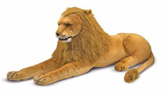 large plush lion