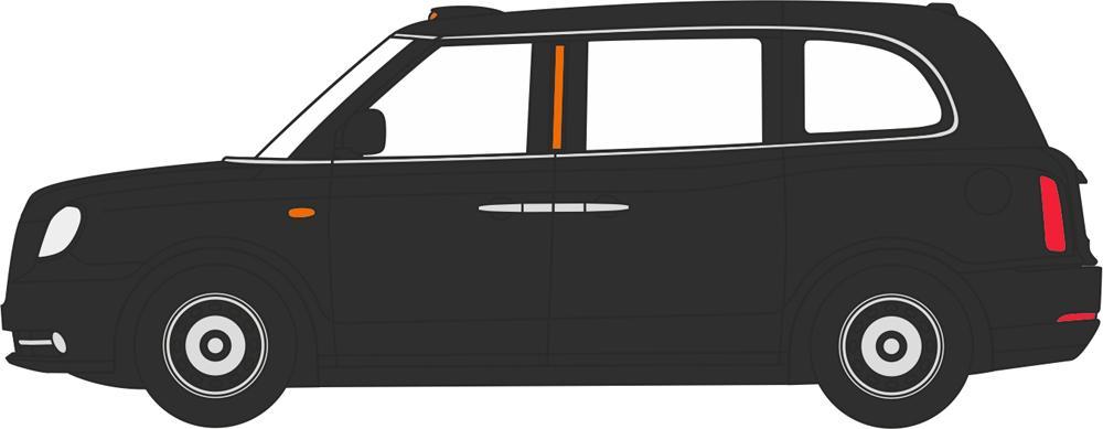 Oxford Diecast 1:76 76TX5001 LEVC Electric Taxi Black Cab Car