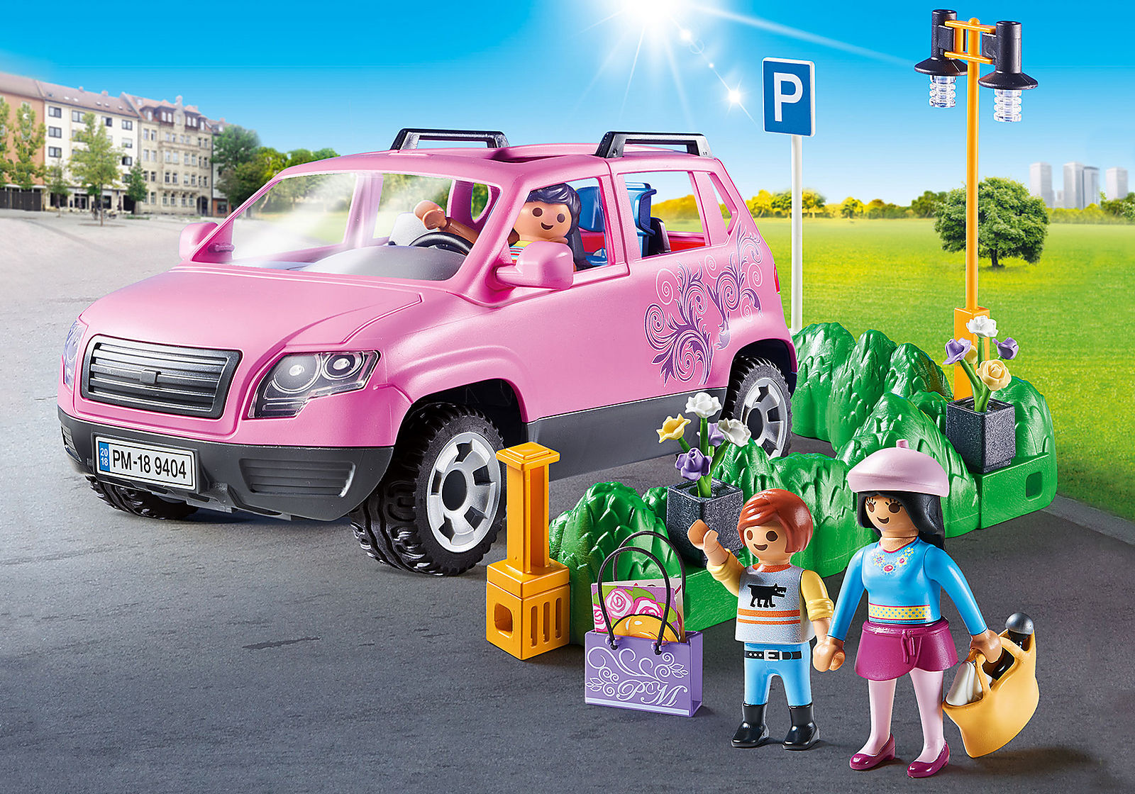 playmobil parking garage