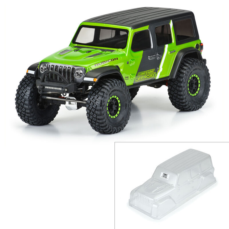 PROLINE JEEP WRANGLER JL UNLIMITED RUBICON CLEAR BODY FOR 313MM SCALE  CRAWLERS | Afterpay available | Frontline Hobbies
