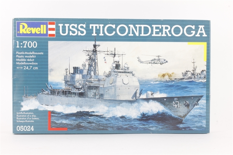 Revell 1/700 USS Ticonderoga Plastic Model Kit