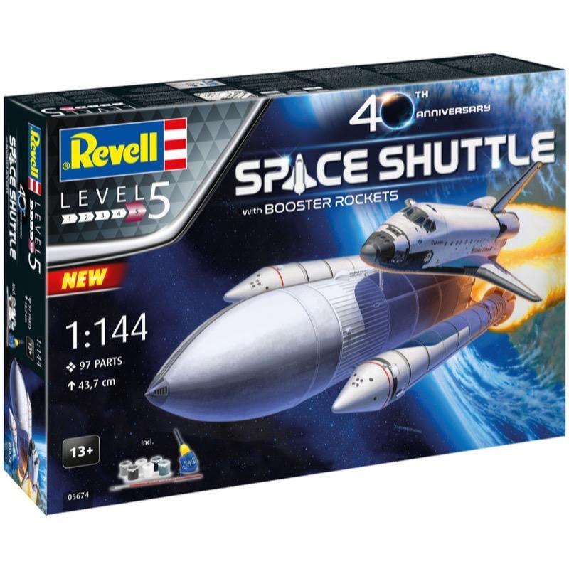 Revell 1/144 Gift Set Space Shuttle & Booster Rockets 40th Anniversary