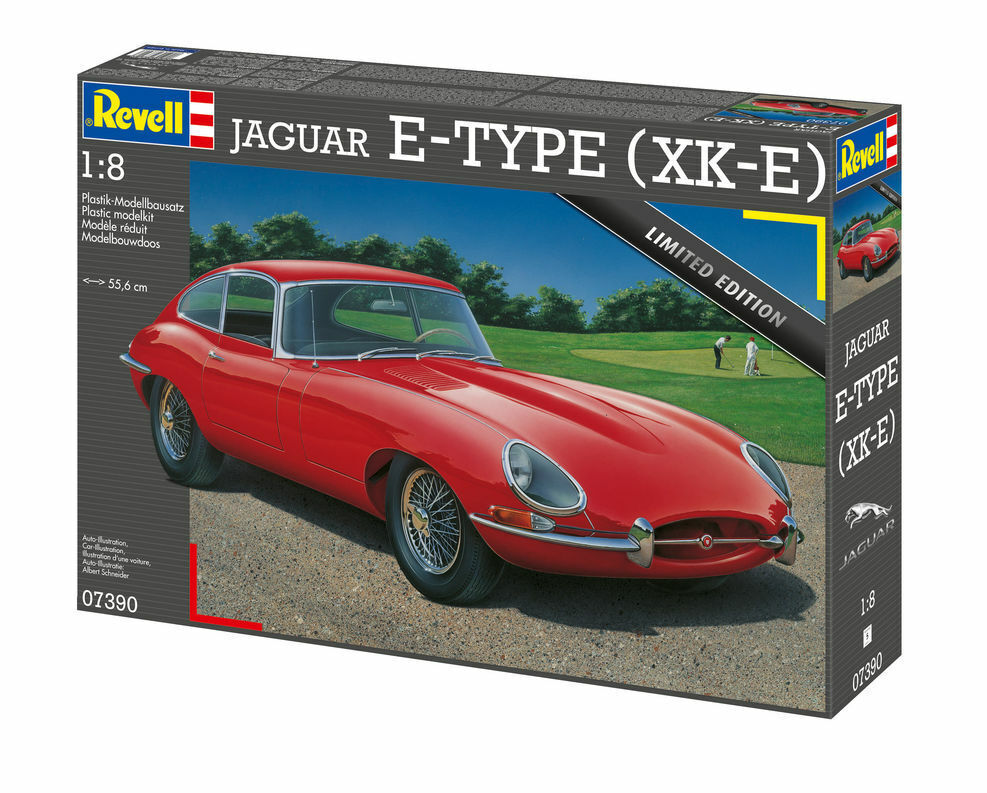 Revell 1 8 Jaguar E Type Plastic Model Kit
