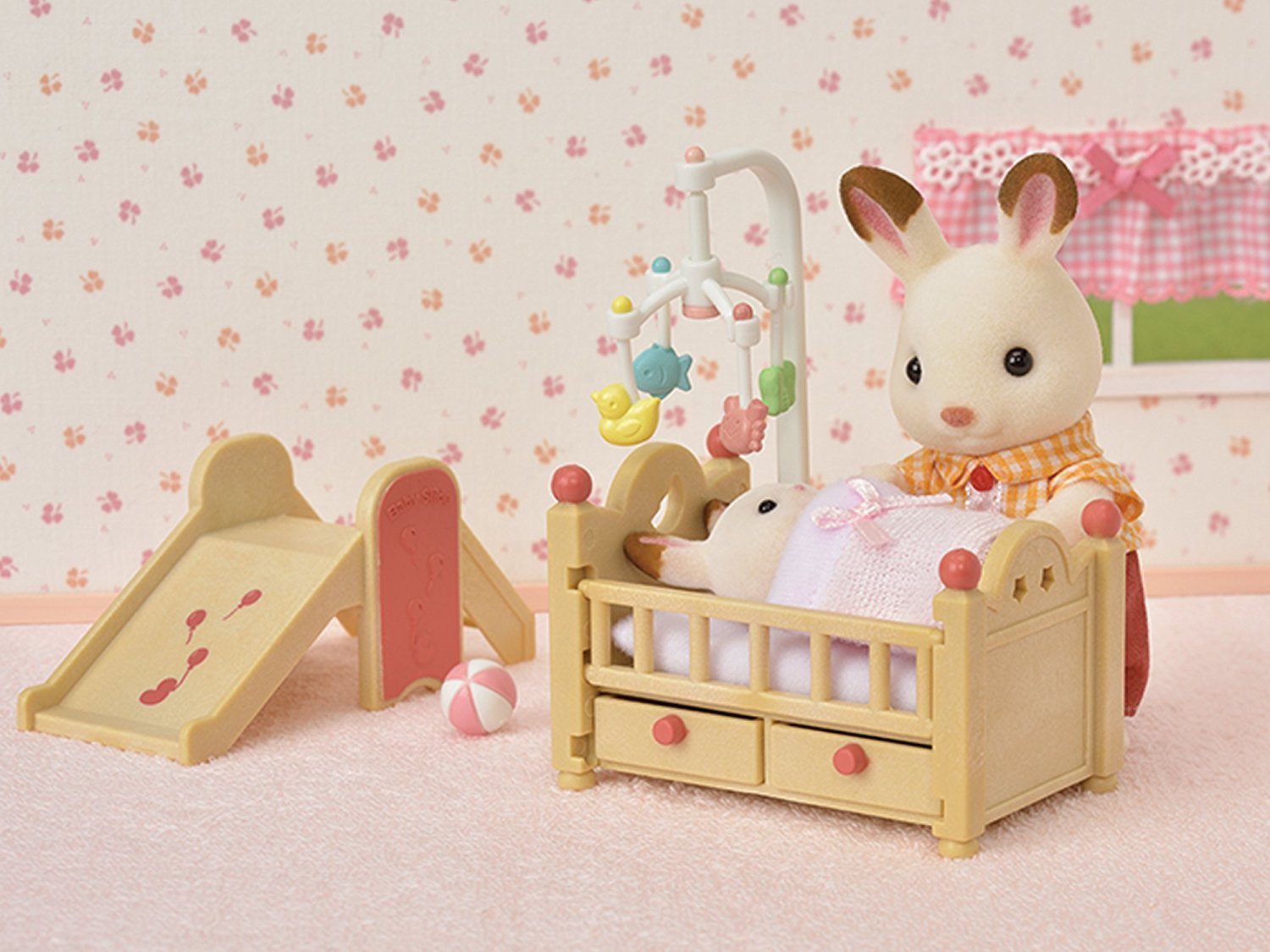 sylvanian families baby nursery set