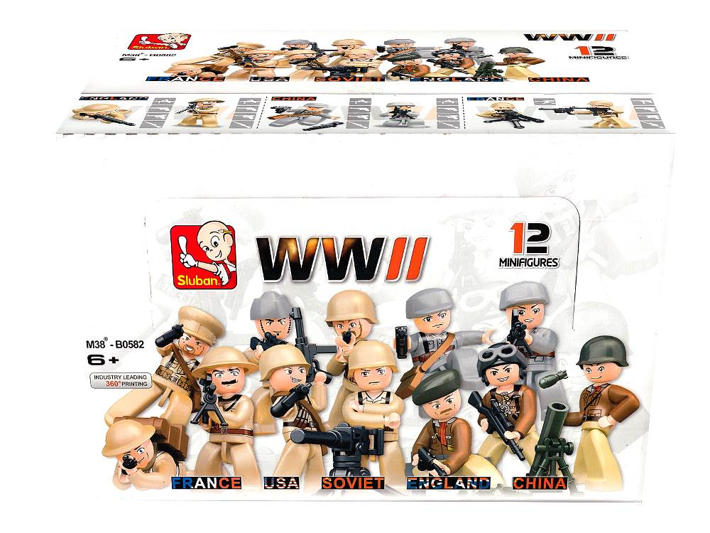 sluban ww2 minifigures