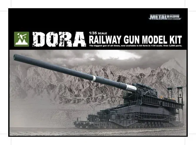 Soar Art 1/35 Dora Railway Gun Plastic Model Kit