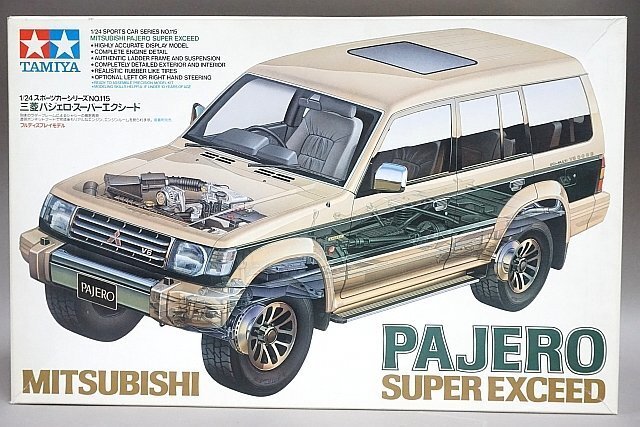 Tamiya 1 24 Mitsubishi Pajero Super Exceed Plastic Model Kit 24115