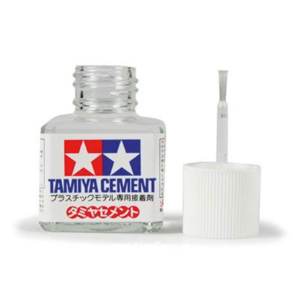 TAMIYA PLASTIC MODEL CEMENT 40ML BOTTLE WITH BRUSH 87003, Afterpay  available