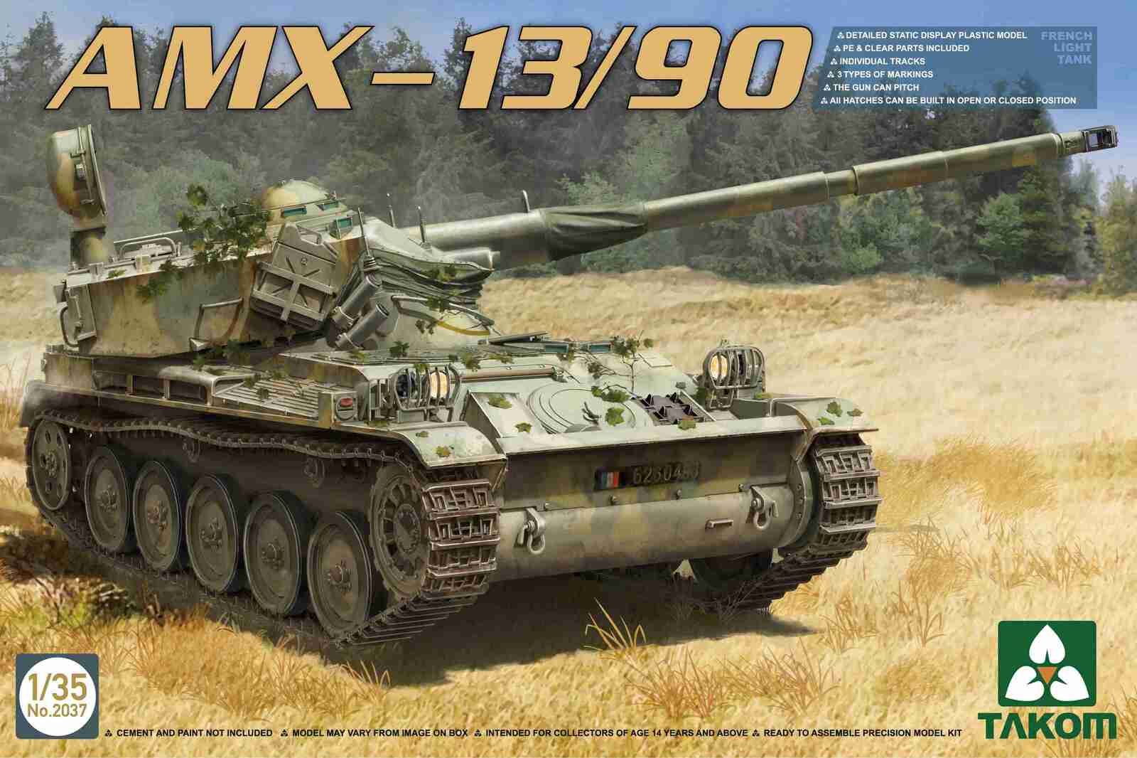 Takom 1  35 Amx-13  90 French Light Tank