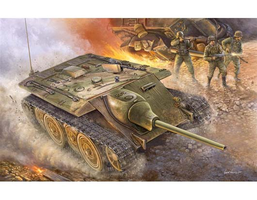 Trumpeter 1/35 German E-10 Tank Plastic Model Kit 00385