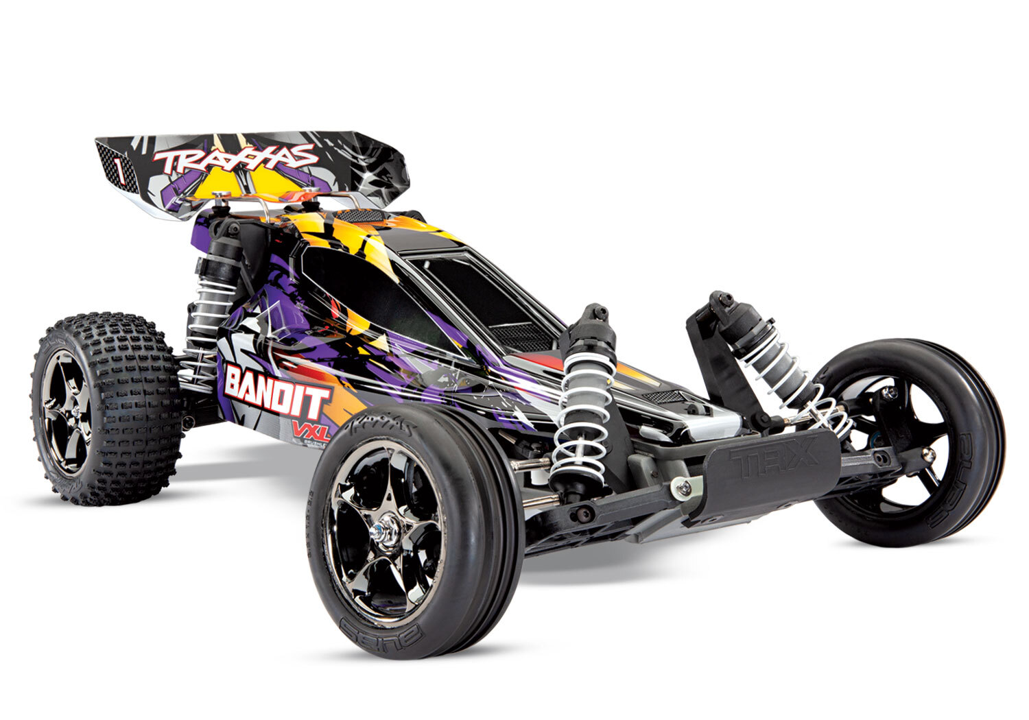 Traxxas 1 10 Bandit VXL 2WD Off Road Buggy Purple