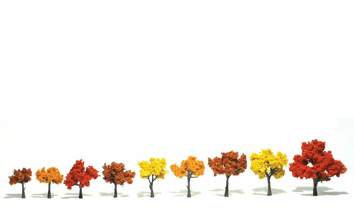 Woodland Scenics Realistic Fall Mix Tree Figures TR1541 