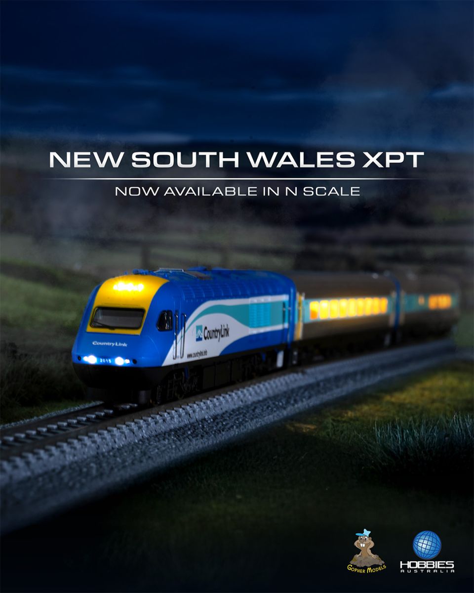 Hero image placeholder for NSW XPT N Scale
