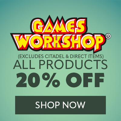 Games Workshop Sales Up to 20% Off
