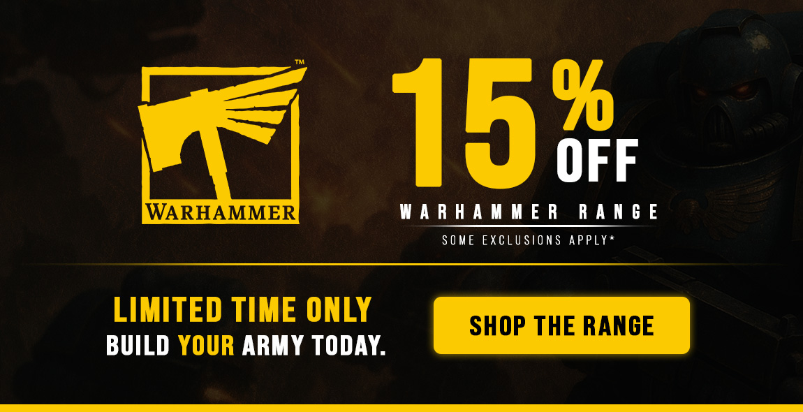 Warhammer 15% Off Mobile