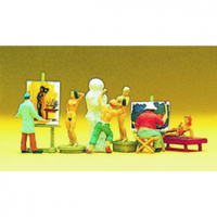 Preiser HO Artists- Sculptor Models & Accessories
