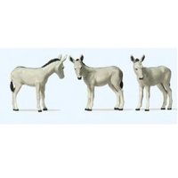 Preiser HO Donkeys
