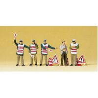 Preiser HO Police In safety Vests 21-10419
