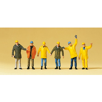 Preiser HO Workers In Protective Clothing 21-10423