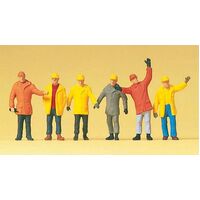 Preiser HO Workers In Protective Clothing 21-14034