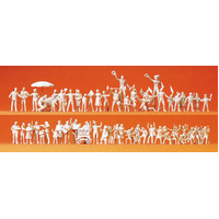 Preiser HO 60 Unpainted Fair Visitors & Showmen 21-16342