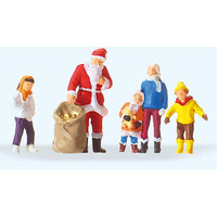 Preiser HO Santa Claus With Children