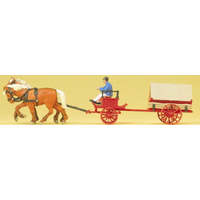 Preiser HO Horse Drawn Coal Tender