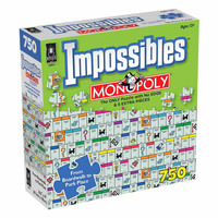 Bepuzzled 750pc Impossibles Monopoly Jigsaw Puzzle